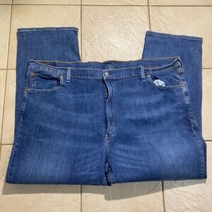 Levi Strauss Co Mens Jeans 569‎ Loose Fit Straight Leg Blue Denim Size 52x32